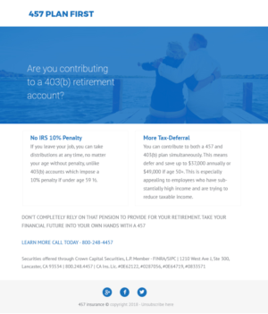 Email Marketing Design by Best Design Hub for Timothy Hayes Financial & Ins. Services, Inc. | Design: #18415823