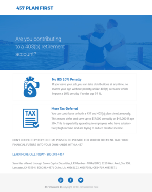Email Marketing Design by Best Design Hub for Timothy Hayes Financial & Ins. Services, Inc. | Design: #18415824
