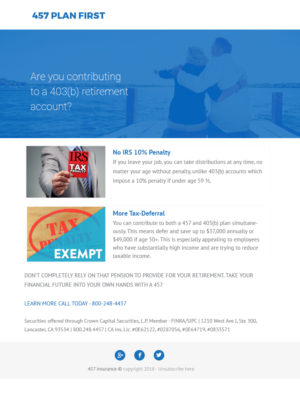 Email Marketing Design by Best Design Hub for Timothy Hayes Financial & Ins. Services, Inc. | Design: #18415830