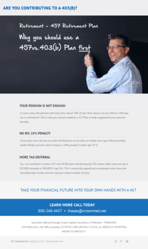Email Marketing Design by Best Design Hub for Timothy Hayes Financial & Ins. Services, Inc. | Design: #18464426
