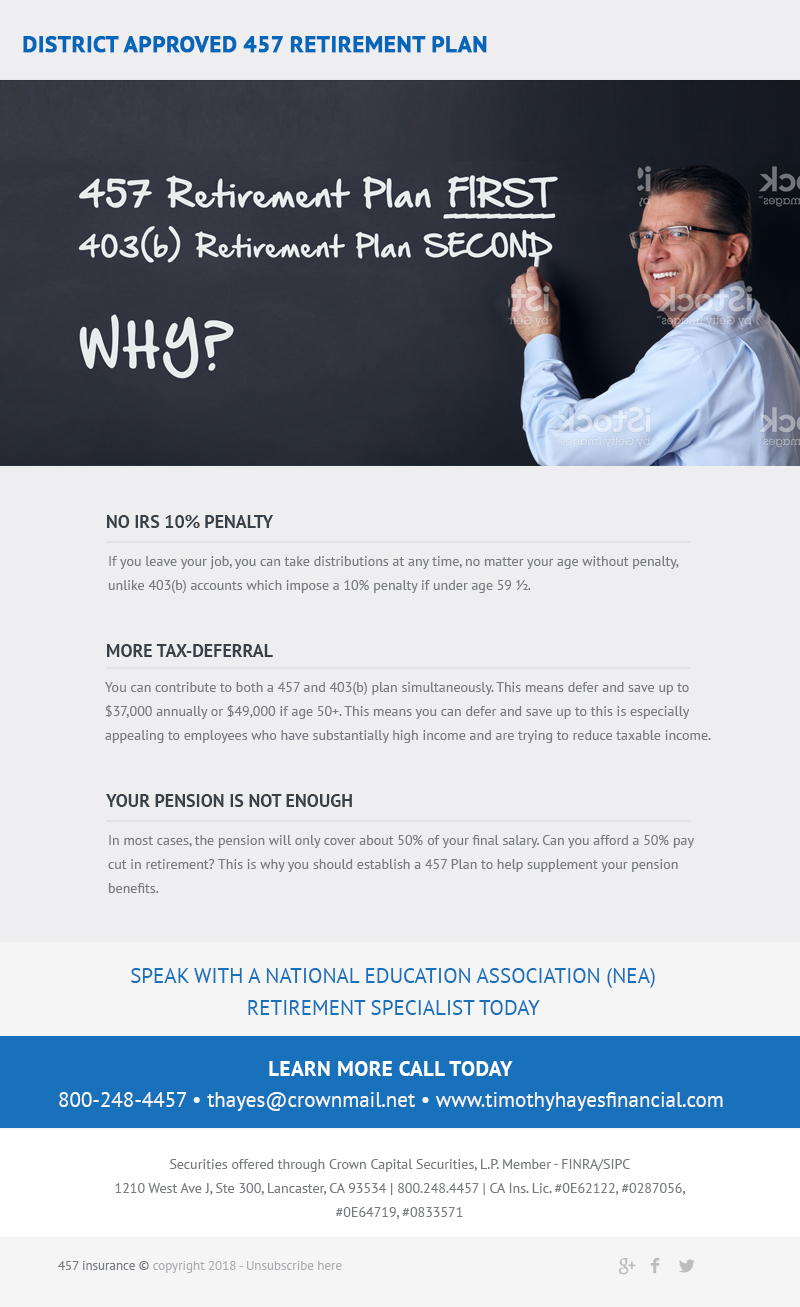 Email Marketing Design by Best Design Hub for Timothy Hayes Financial & Ins. Services, Inc. | Design #18589313