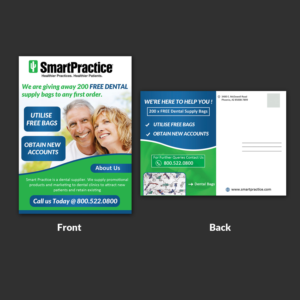 Smart Practice Postcard Mailout  | Postcard Design by Schöpfer