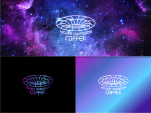 Higher Dimension Coffee | Logo Design by Atvento Graphics
