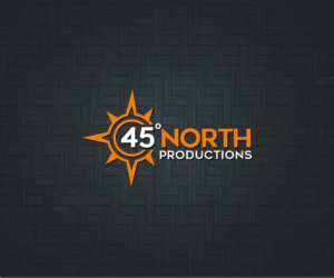 45 North Productions - could also include the degree symbol, but doesn't have to. | Logo Design by Vishak vasu