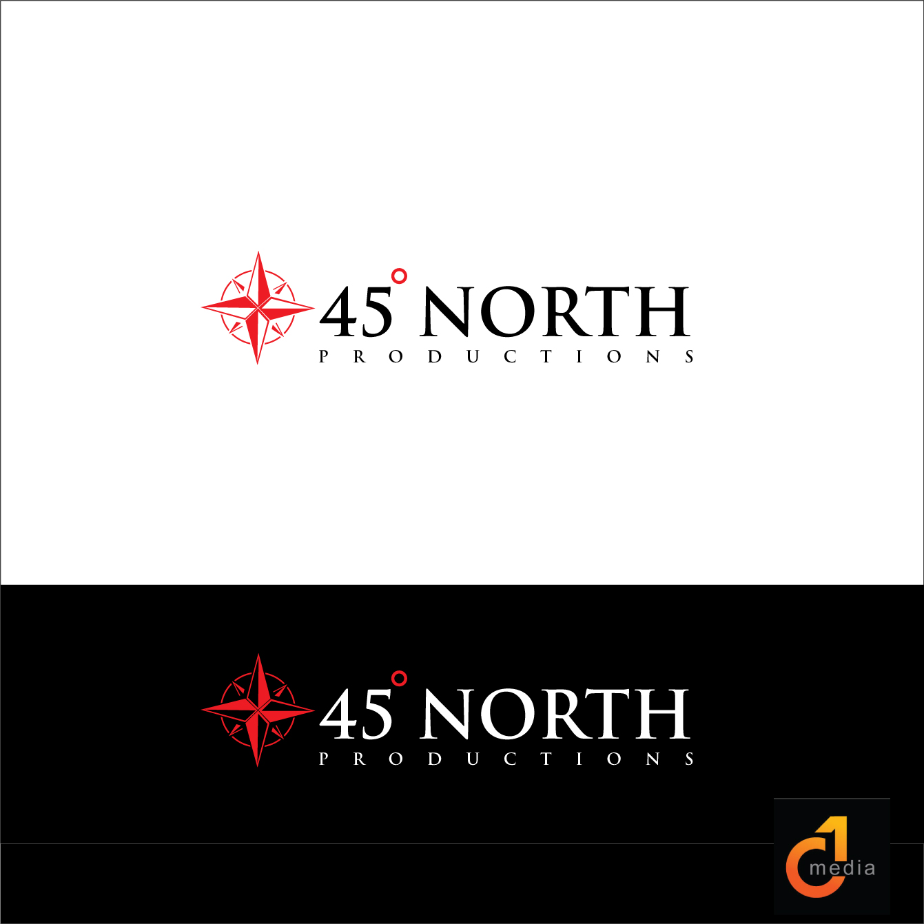Logo Design by C1 Media for 45 North Productions Corporation | Design #18440043