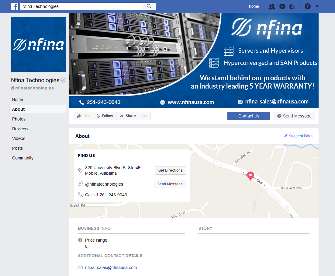 Facebook Design by FranB for Nfina Technologies | Design #18481457