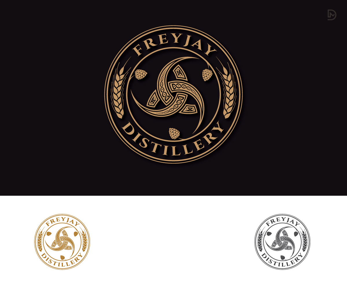 Logo Design by D_Mantra for FreyJay Distillery | Design #18422074