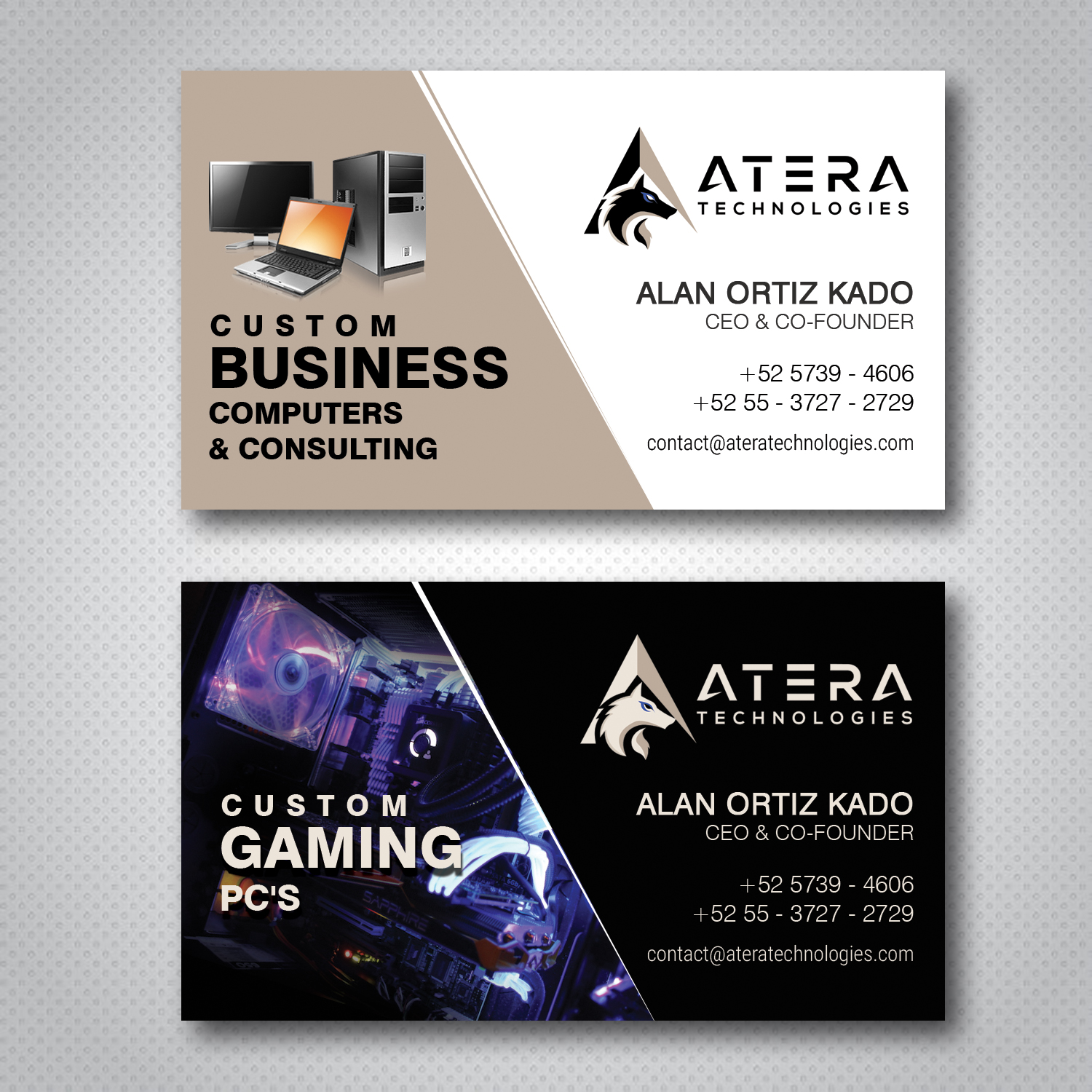 Business Card Design by uk for Atera Technologies | Design #18420932
