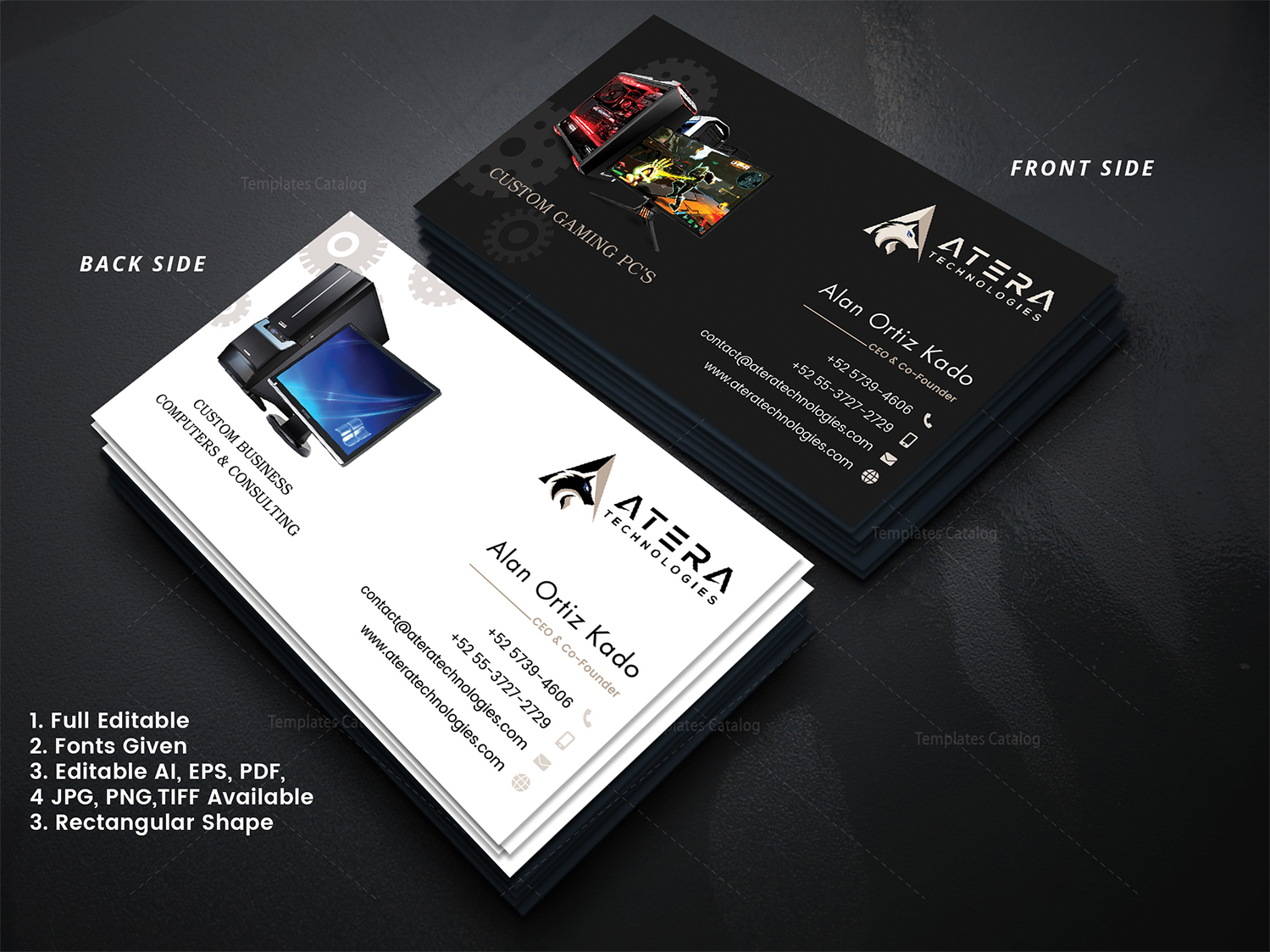 Design de Carte de Visite par Expert Designer pour Atera Technologies | Design #18423096