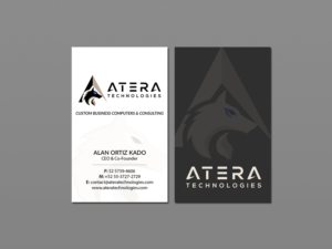 Design de Carte de Visite par Creations Box 2015 pour Atera Technologies | Design : #18422646