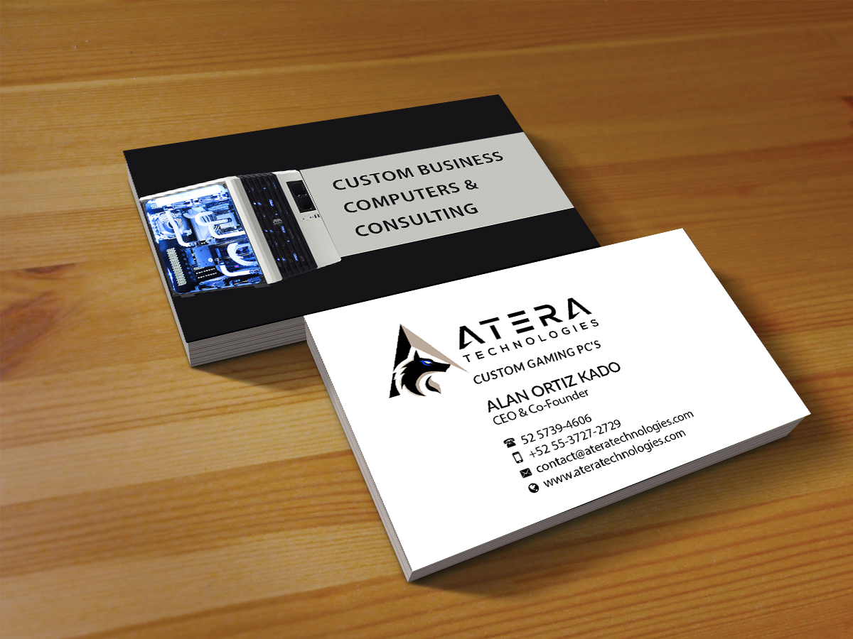 Diseño de Tarjeta de Presentación por Creations Box 2015 para Atera Technologies | Diseño #18422658