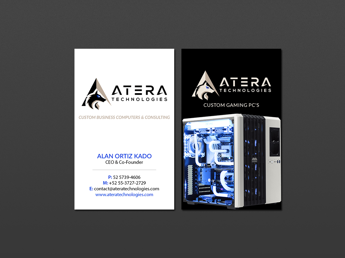 Business Card Design by Creations Box 2015 for Atera Technologies | Design #18422669