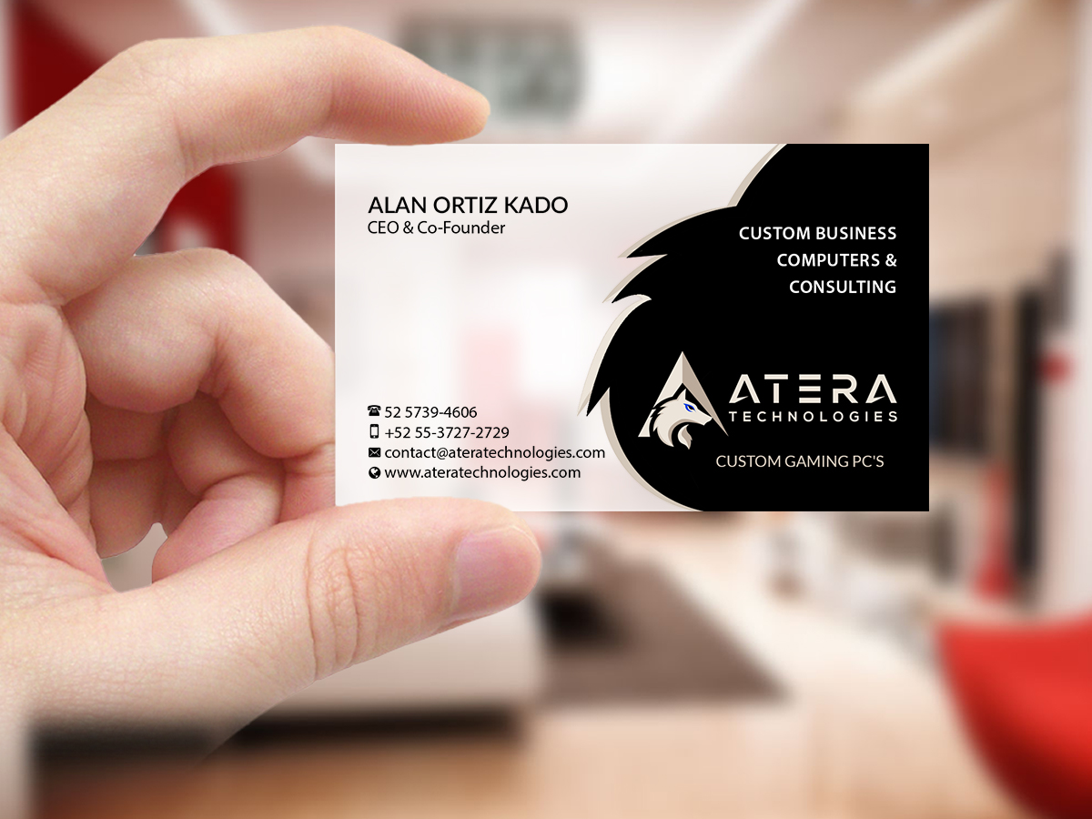 Business Card Design by Creations Box 2015 for Atera Technologies | Design #18422671