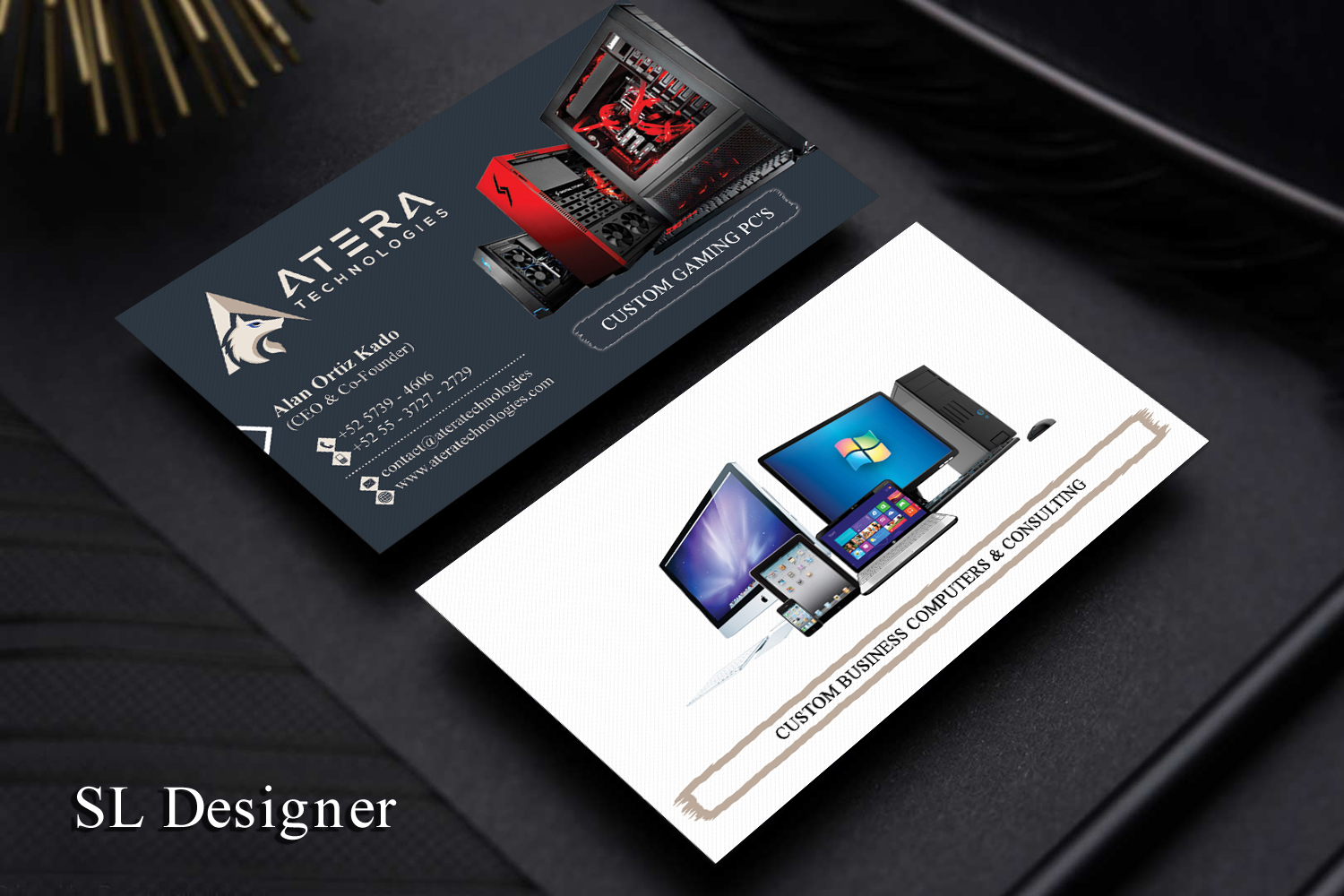 Business Card Design by SL Designer for Atera Technologies | Design #18423436