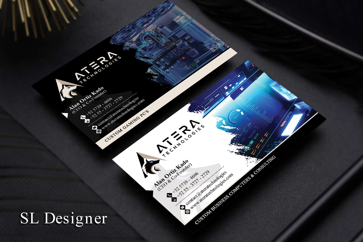Design de Carte de Visite par SL Designer pour Atera Technologies | Design : #18511342