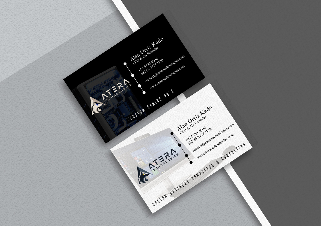 Diseño de Tarjeta de Presentación por Foxelate para Atera Technologies | Diseño #18418649