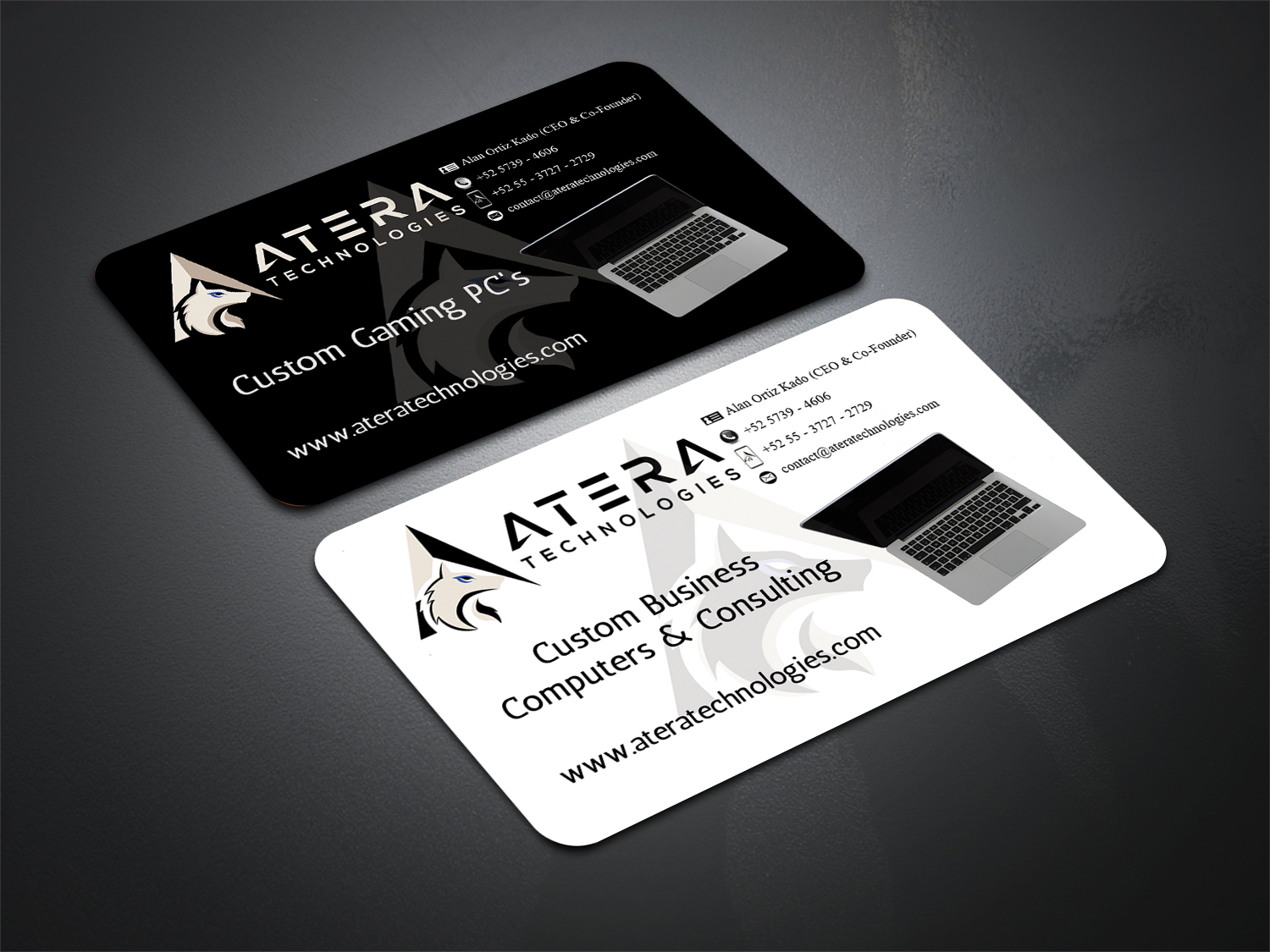 Visitenkarten-Design von Kara Stewart für Atera Technologies | Design #18415793