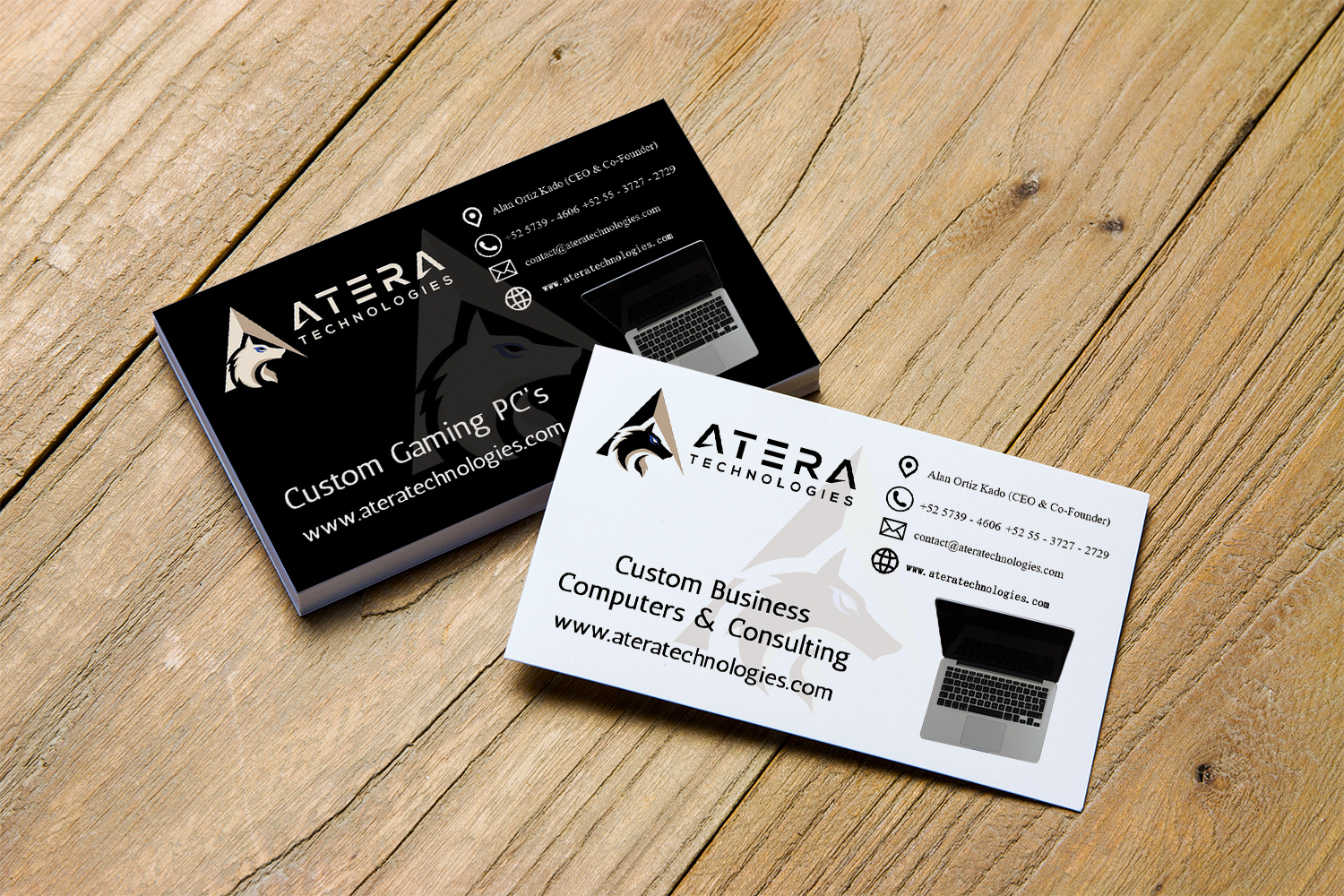 Diseño de Tarjeta de Presentación por Kara Stewart para Atera Technologies | Diseño #18421847