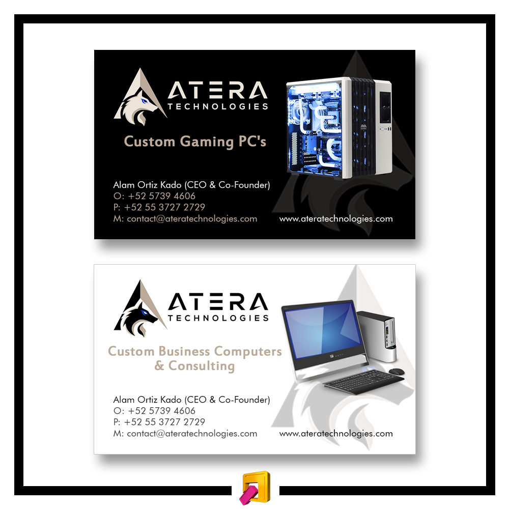 Business Card Design by Sergio Medina for Atera Technologies | Design #18416150