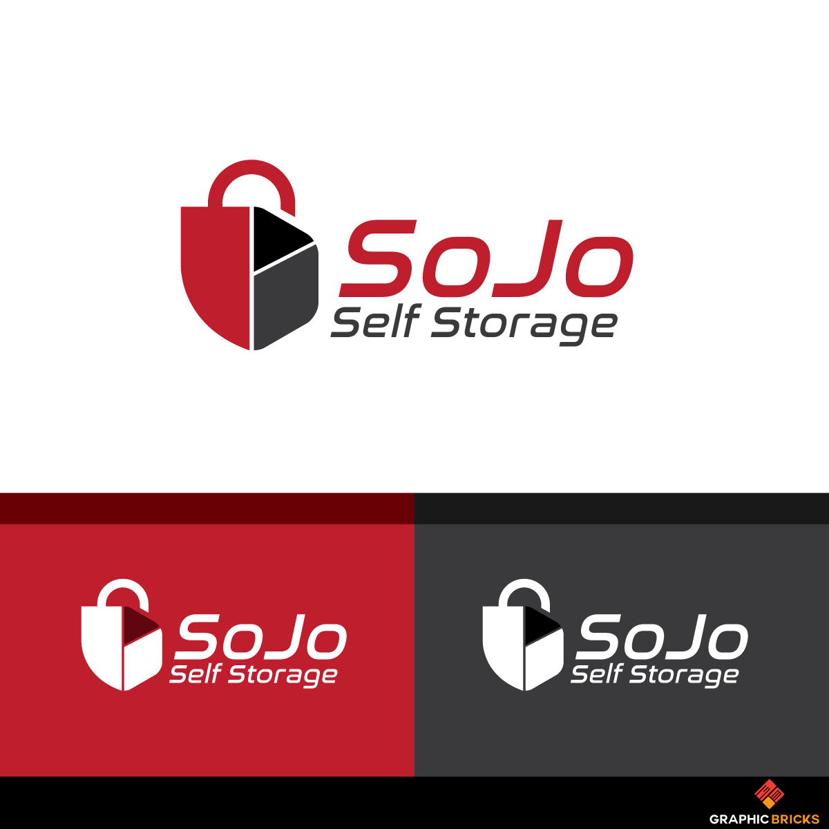 Logo Design by Graphic Bricks for SoJo Storage | Design #18448533