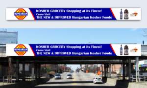 New Hungarian Kosher Billboard | Diseño de Cartelera por OwnDesign