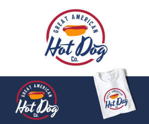 Great American Hot Dog Co.  | Design de Logo par TRHZ