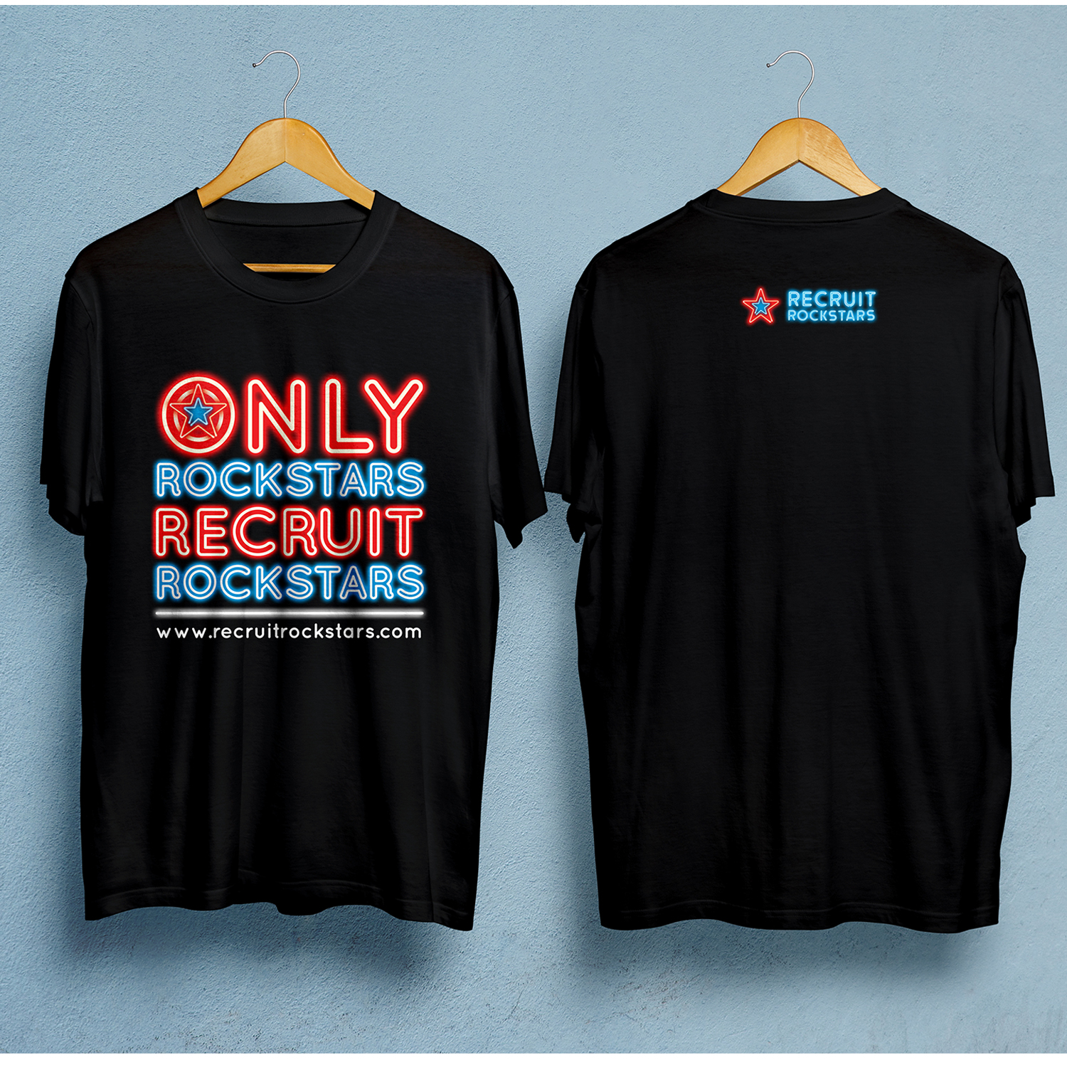 T-shirt Design by Souvik Roy (Alex Pro) for Recruit Rockstars | Design #18428744