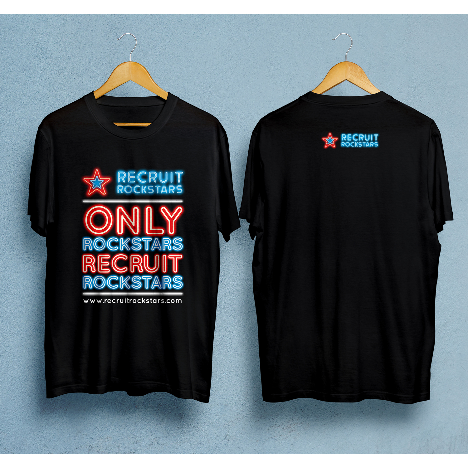T-shirt Design by Souvik Roy (Alex Pro) for Recruit Rockstars | Design #18428746