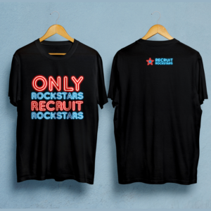 T-shirt Design by Souvik Roy (Alex Pro) for Recruit Rockstars | Design: #18491834