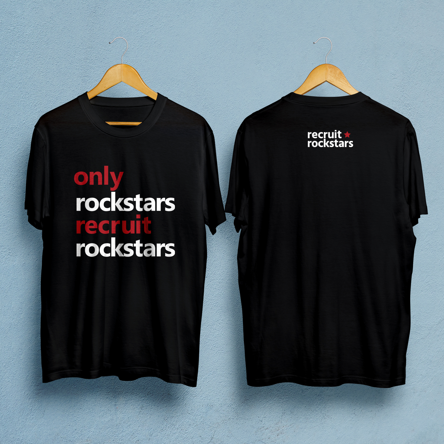 T-shirt Design by Souvik Roy (Alex Pro) for Recruit Rockstars | Design #18492552