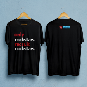 T-shirt Design by Souvik Roy (Alex Pro) for Recruit Rockstars | Design: #18492553