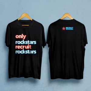 T-shirt Design by Souvik Roy (Alex Pro) for Recruit Rockstars | Design: #18492554