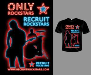 T-shirt Design by Ashley Erasmus for Recruit Rockstars | Design: #18457990