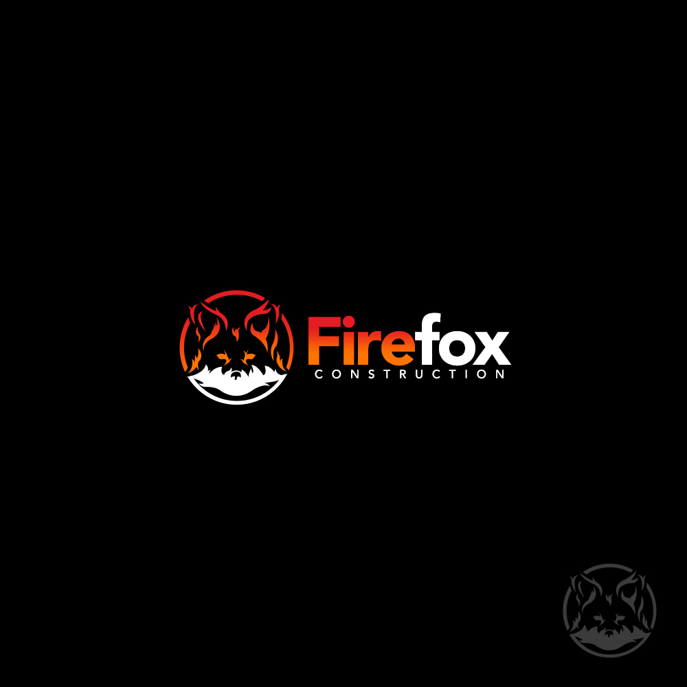 Logo Design by PsyPen for FireFox Construction  | Design #18436364