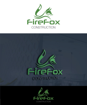 Logo Design by Isnah Logo for FireFox Construction  | Design: #18433241