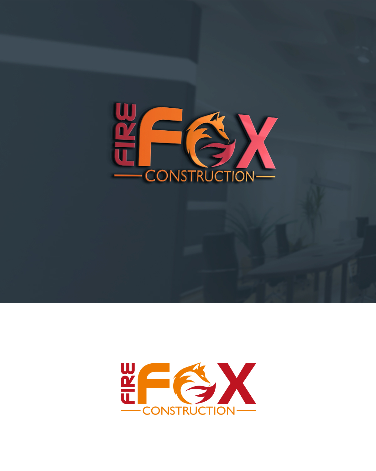Logo Design by MagnuS Gill for FireFox Construction  | Design: #18437945