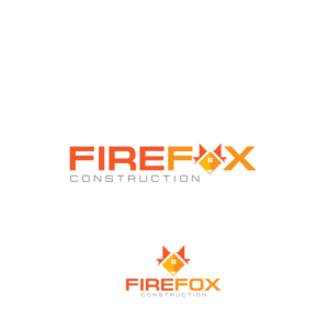 FireFox Construction  | Diseño de Logo por CreativeFlows 2