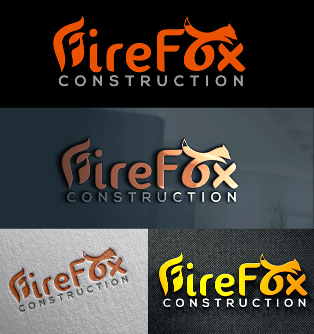 Logo Design by nexalite for FireFox Construction  | Design #18440188