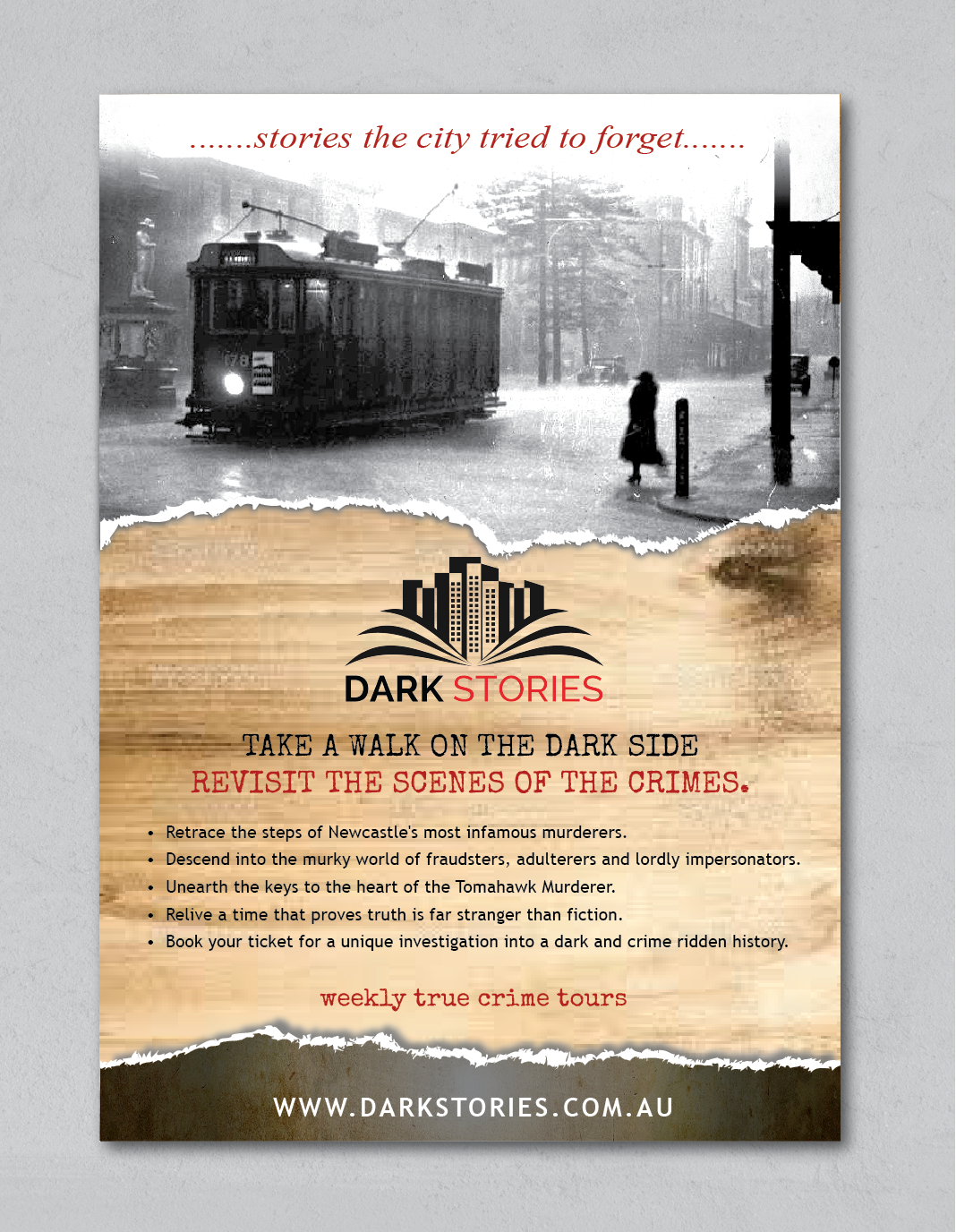 Poster Design by alex989 for Dark Stories Pty Ltd | Design #18436677