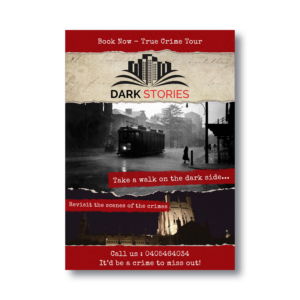Dark Stories True Crime Tour Poster Design | Poster-Design von selador.si