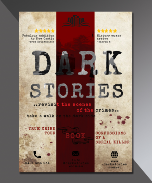 Poster Design by D and J for Dark Stories Pty Ltd | Design: #18469870