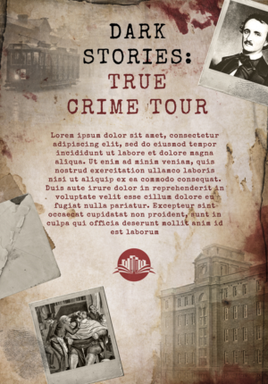 Dark Stories True Crime Tour Poster Design | Poster-Design von Hyperlight