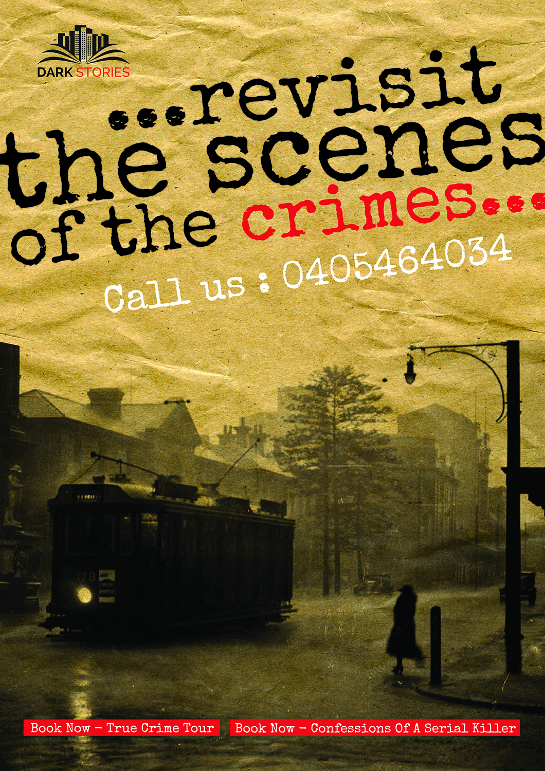 Poster Design by Ivana Kucko for Dark Stories Pty Ltd | Design #18458065