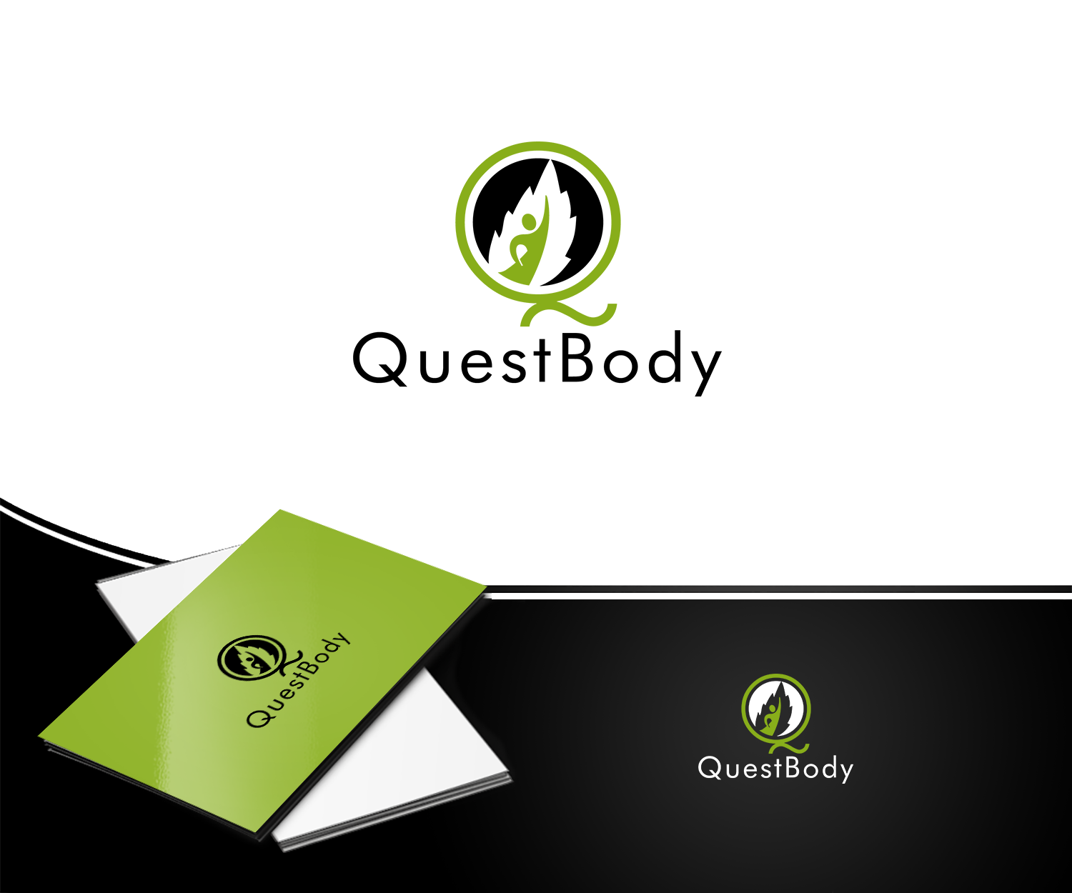 Logo Design by Lanka Ama for QuestBody | Design #18434361