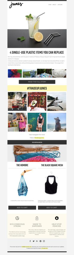Email Marketing Design by Kristina Andonoff