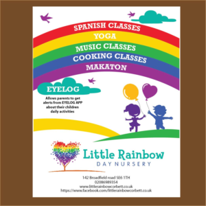 Little Rainbow day Nursery flyer | Design de Flyer par 75-R-P-Z