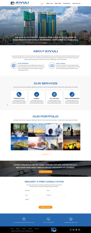 Consulting, Investors, Joint Venture Website | Web Design by Sbss
