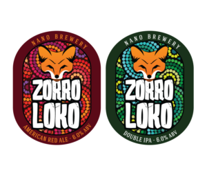 Label Design by Sergio Coelho for ZorroLoKo | Design: #18462742