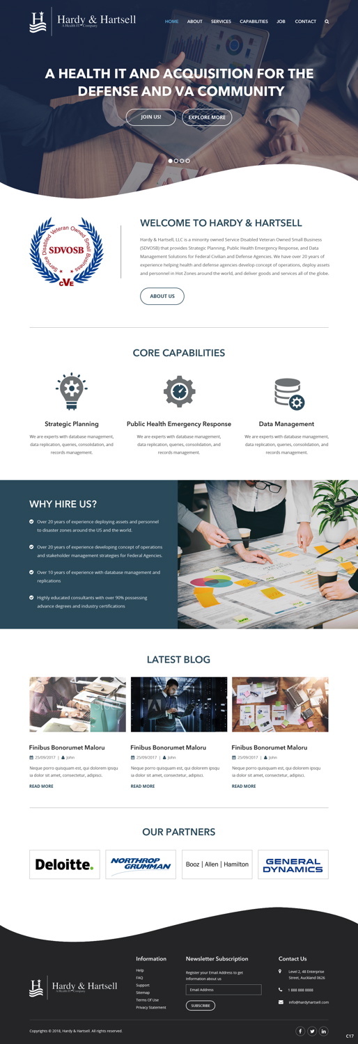 Web Design by pb for this project | Design #18439339