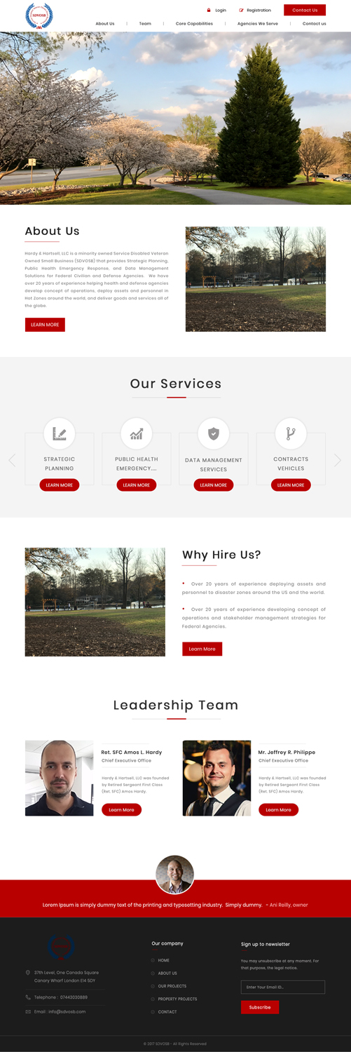 Web Design by Dream Logo Design for this project | Design #18441984